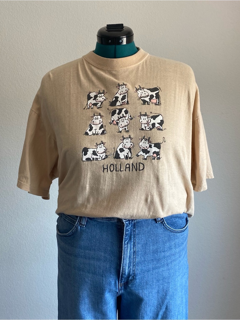 Vintage Cows of  Holland  graphic t-shirt, XL